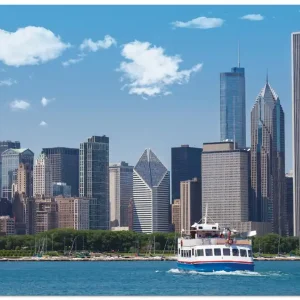 Chicago Skyline T0QJ Wandbild Solange Der Vorrat Reicht