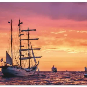 Segelschiffe Hanse Sail in Rostock I S9OS Wandbild Begrenztes Angebot