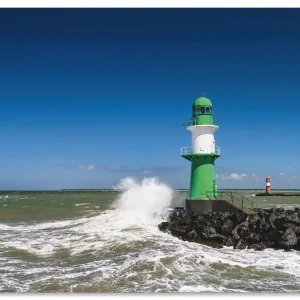 Günstig Mole in Warnemünde IX T3XK Wandbild