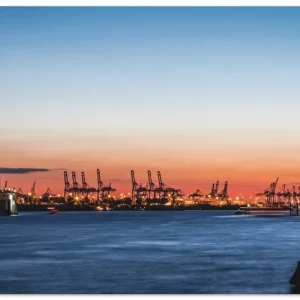Hamburger Hafen S5RT Wandbild Kostenfreie Lieferung