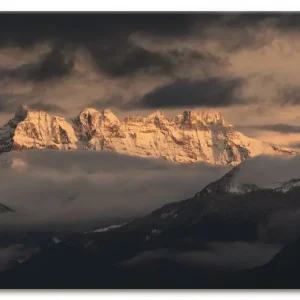 Dents du Midi, Schweizer Berge S5KP Wandbild Versand Am Gleichen Tag