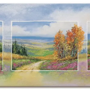 Direkt Vom Hersteller Frühlling Triptychon A9ZJ Wandbild