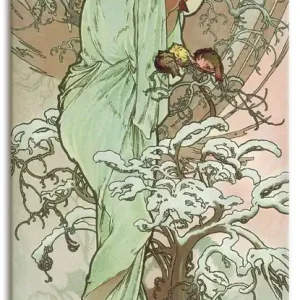 Gratis Versand Hiver (Winter), 1896 B6AE Wandbild