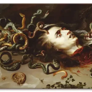 Solange Der Vorrat Reicht Das Haupt der Medusa B5FM Wandbild