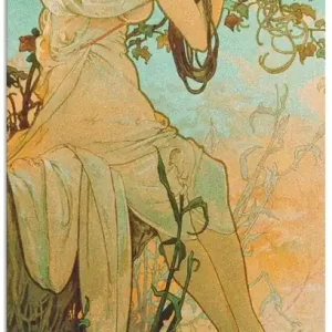 Jahreszeiten: Sommer. 1896. T7JP Wandbild Sichere Zahlung