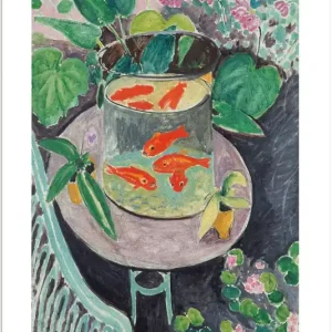 Die Goldfische. 1911 Wandbild Nur Heute