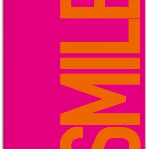Smile Wandbild Ausverkauf