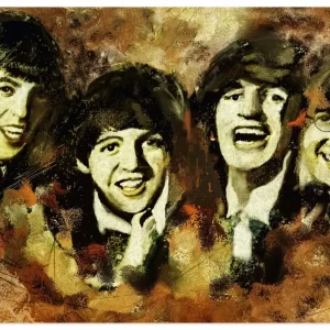 Beatles U3ID Wandbild Kostenloser Rückversand