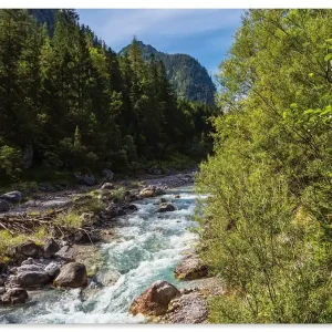 Wimbachtal Ramsau Berchtesgadener Land U3UP Wandbild Beliebt