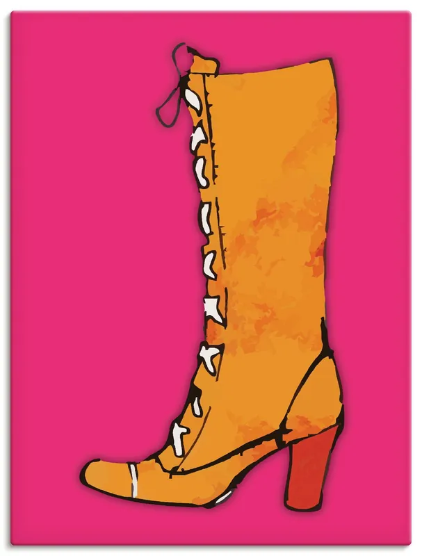 Stiefel Wandbild Bestpreis