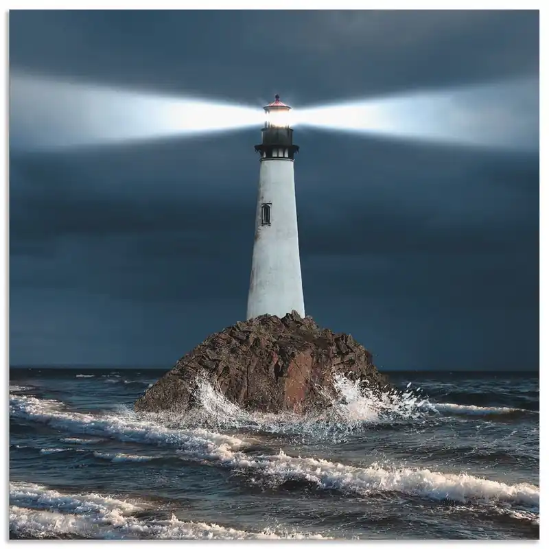 Top-Preis Bild von Leuchtturm mit Lichtstrahl T5GP Wandbild
