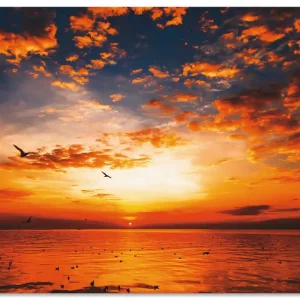 Direkt Vom Hersteller Sonnenuntergang am Strand S7LK Wandbild