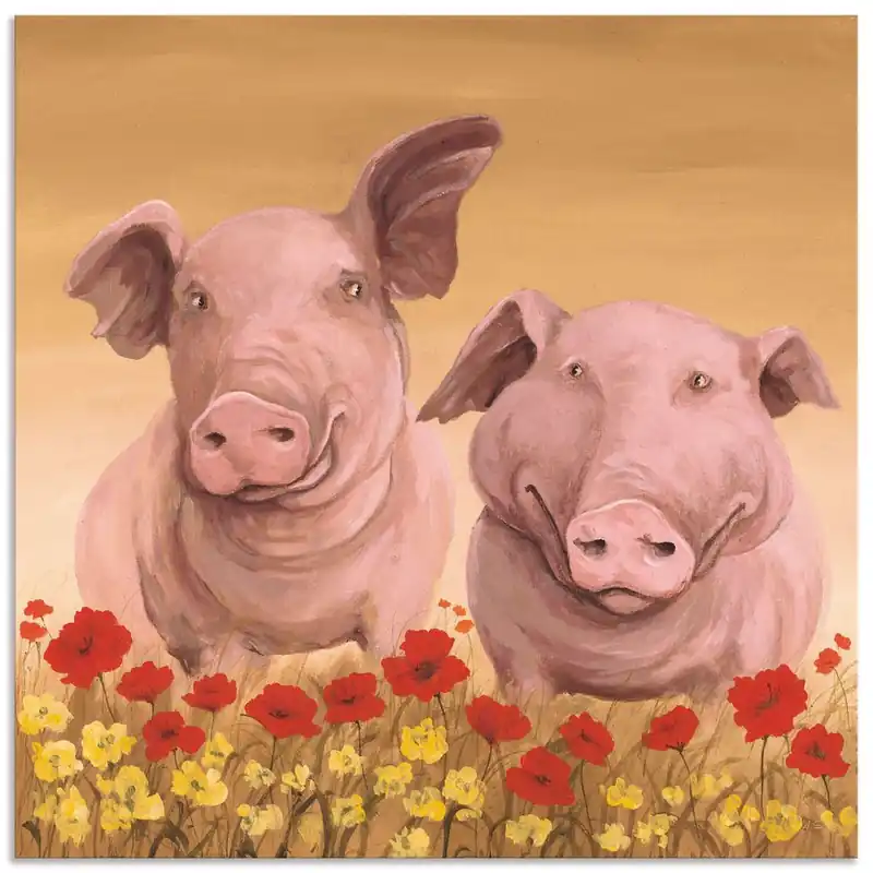 Schweine T4GT Wandbild Top-Angebot