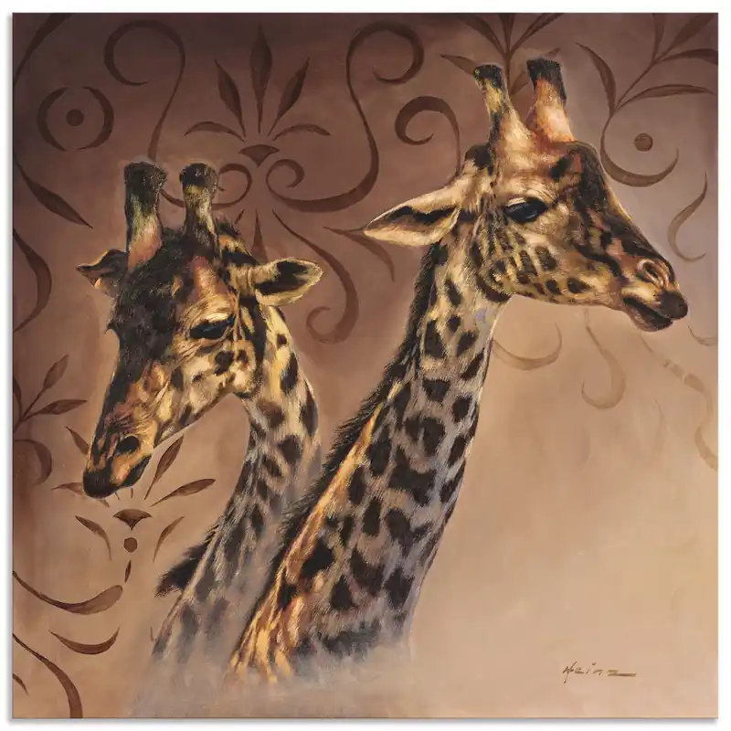 Günstig Giraffen T4DP Wandbild