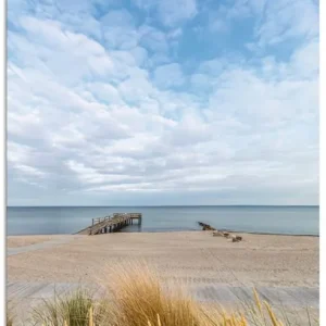 Rettin Strandidylle an der Ostsee R3RM Wandbild Nur Für Kurze Zeit