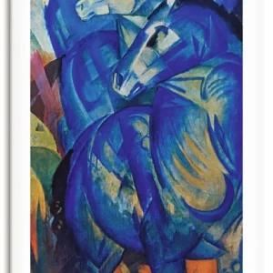 Aktuell Turm der blauen Pferde. 1913 Wandbild