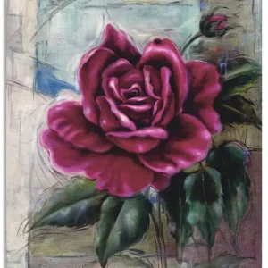 Rose II T4CF Wandbild Neuheit