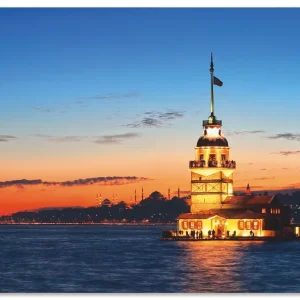 Istanbul Leanderturm T4TR Wandbild Beliebt