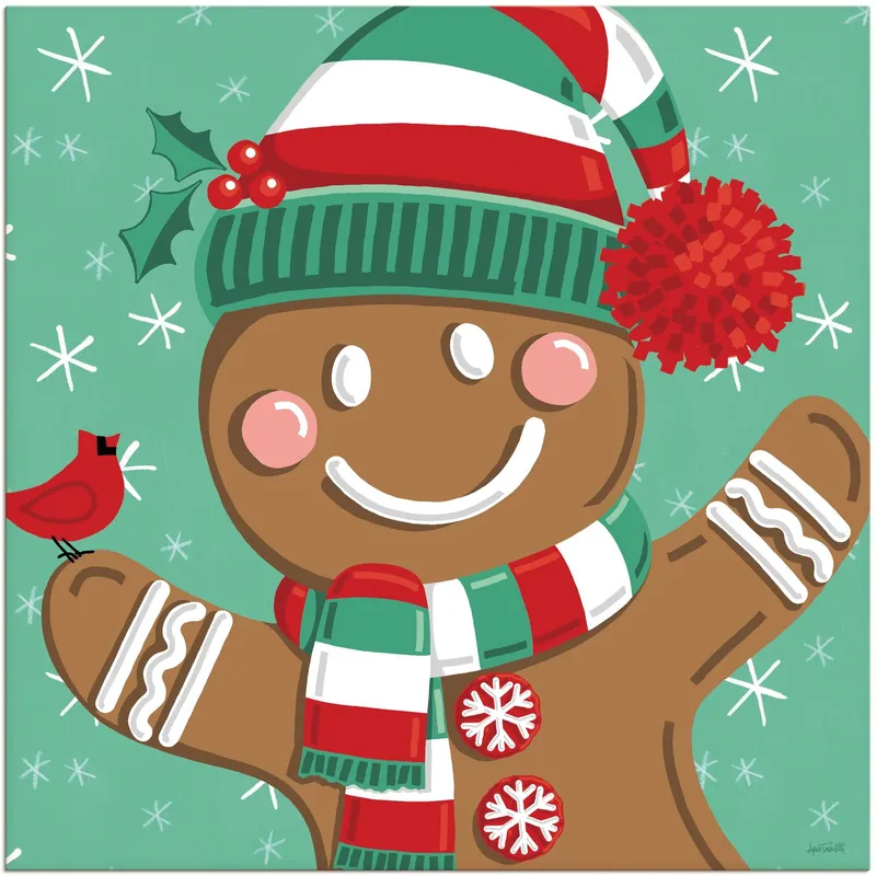 Festive Christmas VIII Wandbild Schneller Versand
