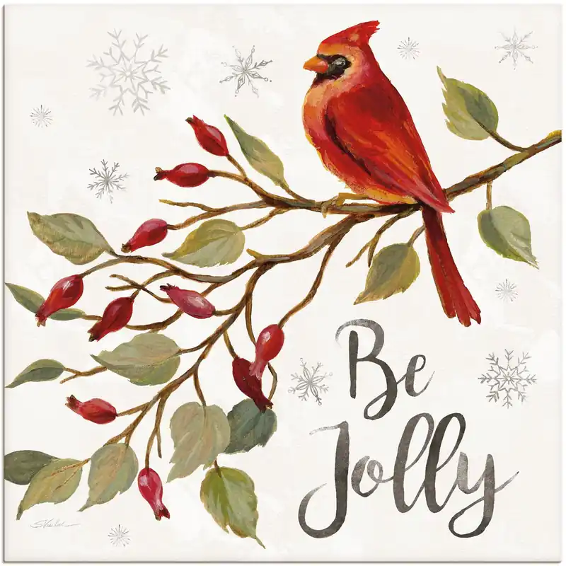 Angebot Cardinal Christmas VII Wandbild