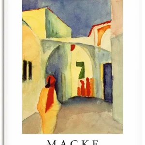 Blick in eine Gasse in Tunis Wandbild Online Kaufen