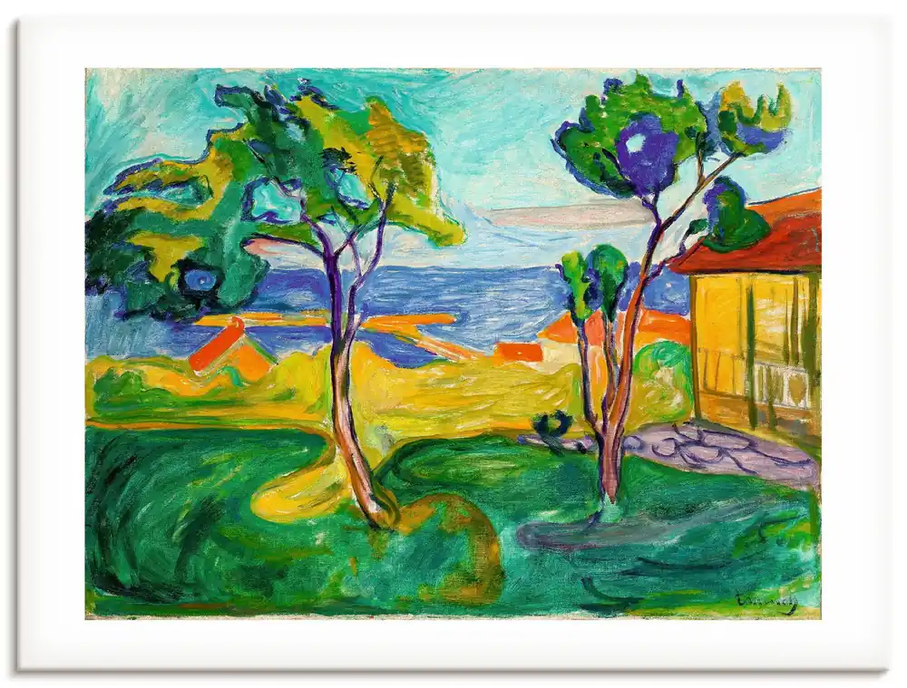 Der Garten in Asgardstrand. 1904-05 Wandbild Neue Ware