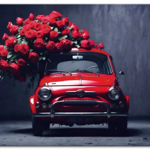 Rote Rosen für den kleinen Italiener Wandbild Neu Im Sortiment