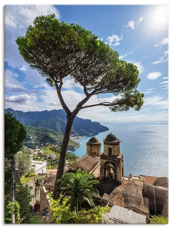 Ravello an der Amalfiküste in Italien Wandbild Angebot
