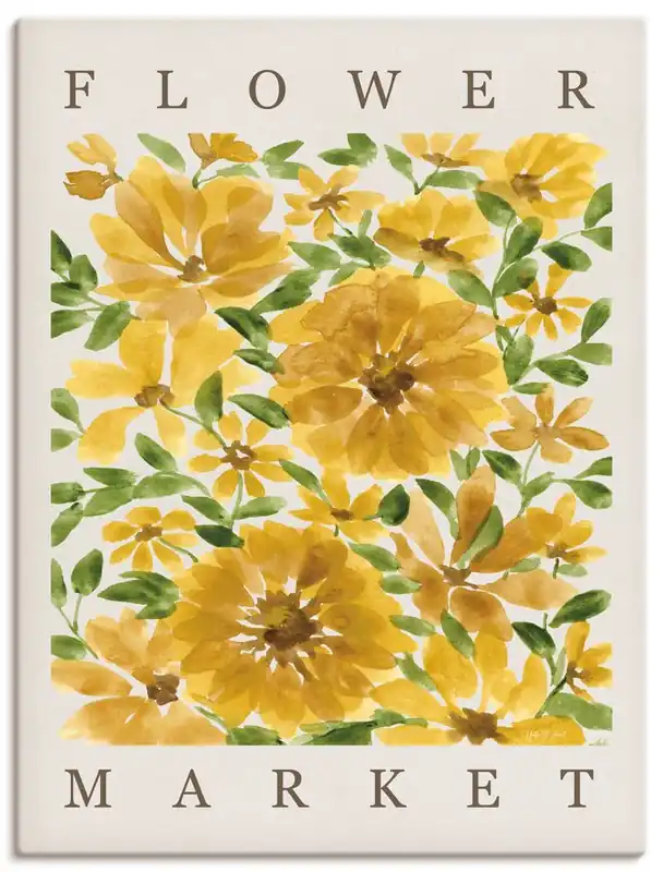 Sunflower Blooms Wandbild Markenware
