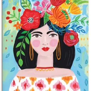 Boho Girl I Wandbild Solange Der Vorrat Reicht