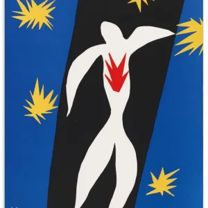 Der Sturz des Ikarus. 1943 U5LT Wandbild Markenprodukt