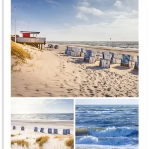 Bestseller Träume vom Meer: Strand von Kampen Sylt U5JF Wandbild