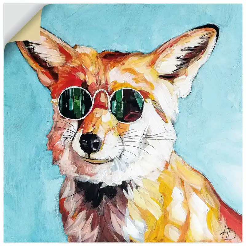Fuchs in Sonnenbrille U5BF Günstig