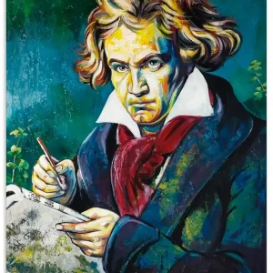 Beethoven und die neunte Symphonie U4QE Wandbild Kostenfreie Lieferung