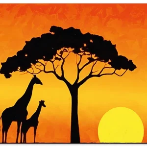 Erinnerungen an Afrika III U4JM Wandbild Sonderangebot
