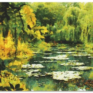 Grüner See U2BW Wandbild Jetzt Kaufen