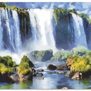 Iguazu Wasserfälle II U2AR Wandbild Kracherpreis