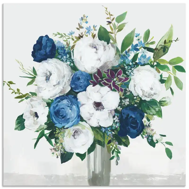 Weiß-Blaue Symphonie U2RN Wandbild Wochenendangebot