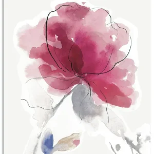 Aktuell Rosige Blüte II. U2RL Wandbild