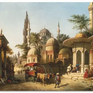 Heißes Angebot Ansicht einer Moschee in Istanbul U2QJ Wandbild