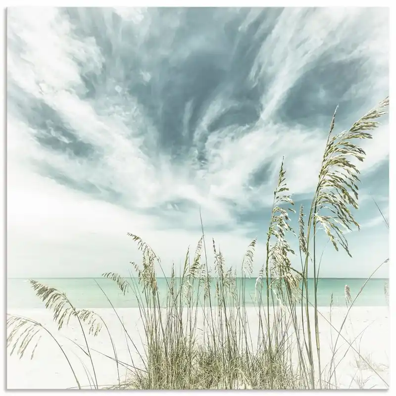 Alleine am Strand | Vintage U3NU Wandbild Schneller Versand