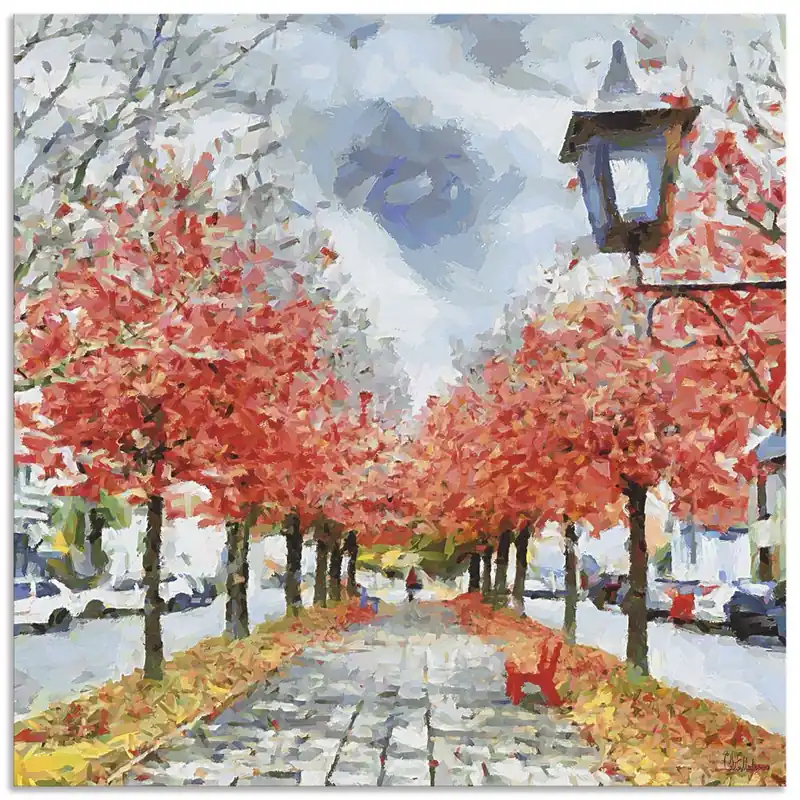 Angebot Rote Bank U2TS Wandbild