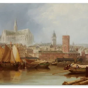 Ansicht von Köln, unvollendeter Dom U3CY Wandbild Must-Have