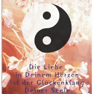 Yin Yang Glockenklang U2HD Wandbild Nur Heute