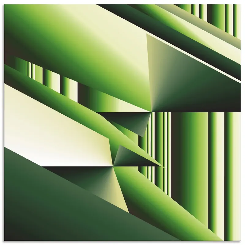 Grüner Bambus Modern Art U2CP Wandbild Sofort Bestellen