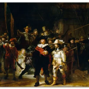 Die Nachtwache. 1642 T6IJ Wandbild Meistverkauft