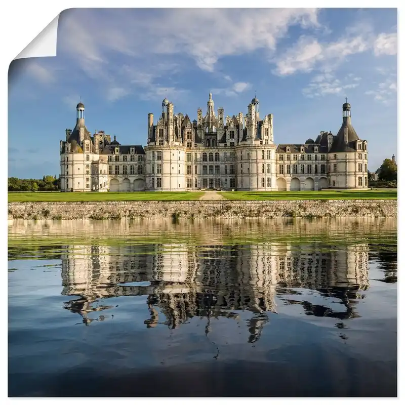 Sofort Bestellen Loire-Schloss Chateau Chambord U2IR Wandbild