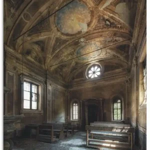 Ausverkauf Lost Place Alte Kirche Architektur U2FY Wandbild