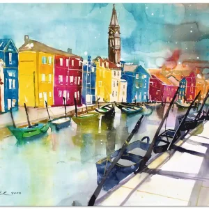 Venedig Bunt T1PE Wandbild Letzte Chance