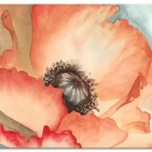 Wasserfarben Mohn II T1MG Wandbild Markenprodukt